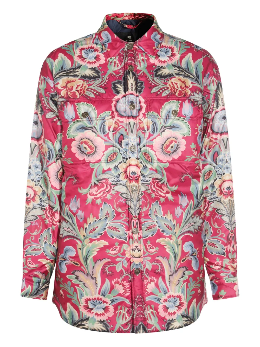 ETRO Jas met bloemenprint Rood