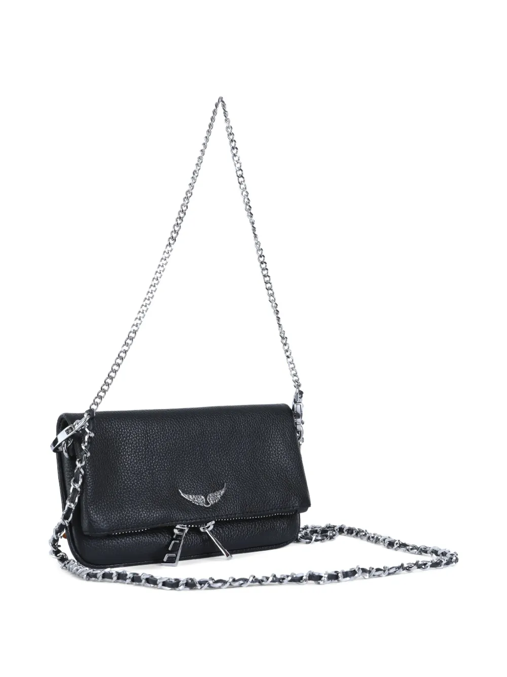 zadig and voltaire Leren schoudertas Zwart