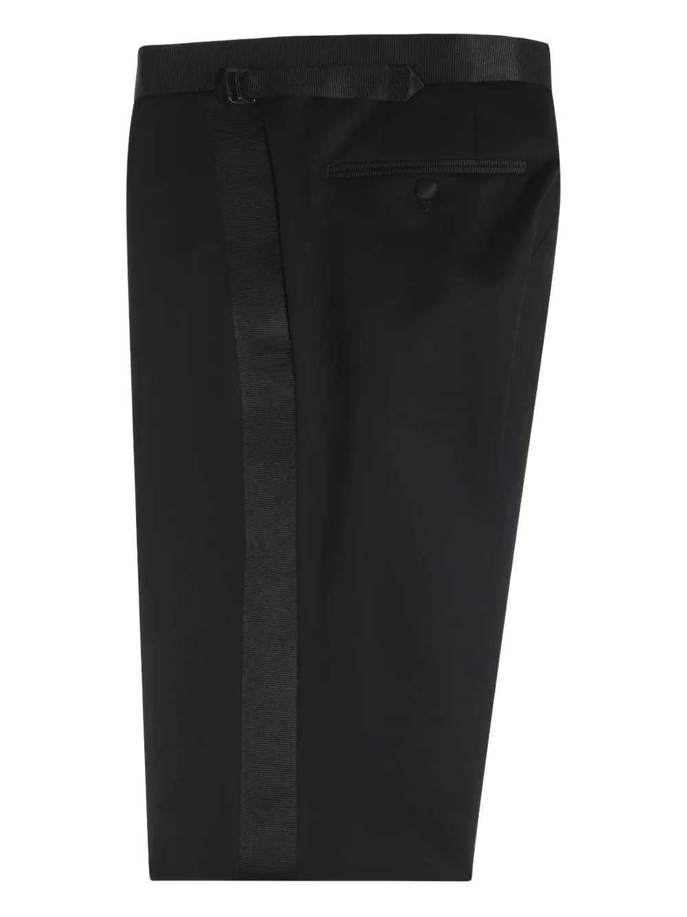TOM FORD Pak met satijnen revers Zwart