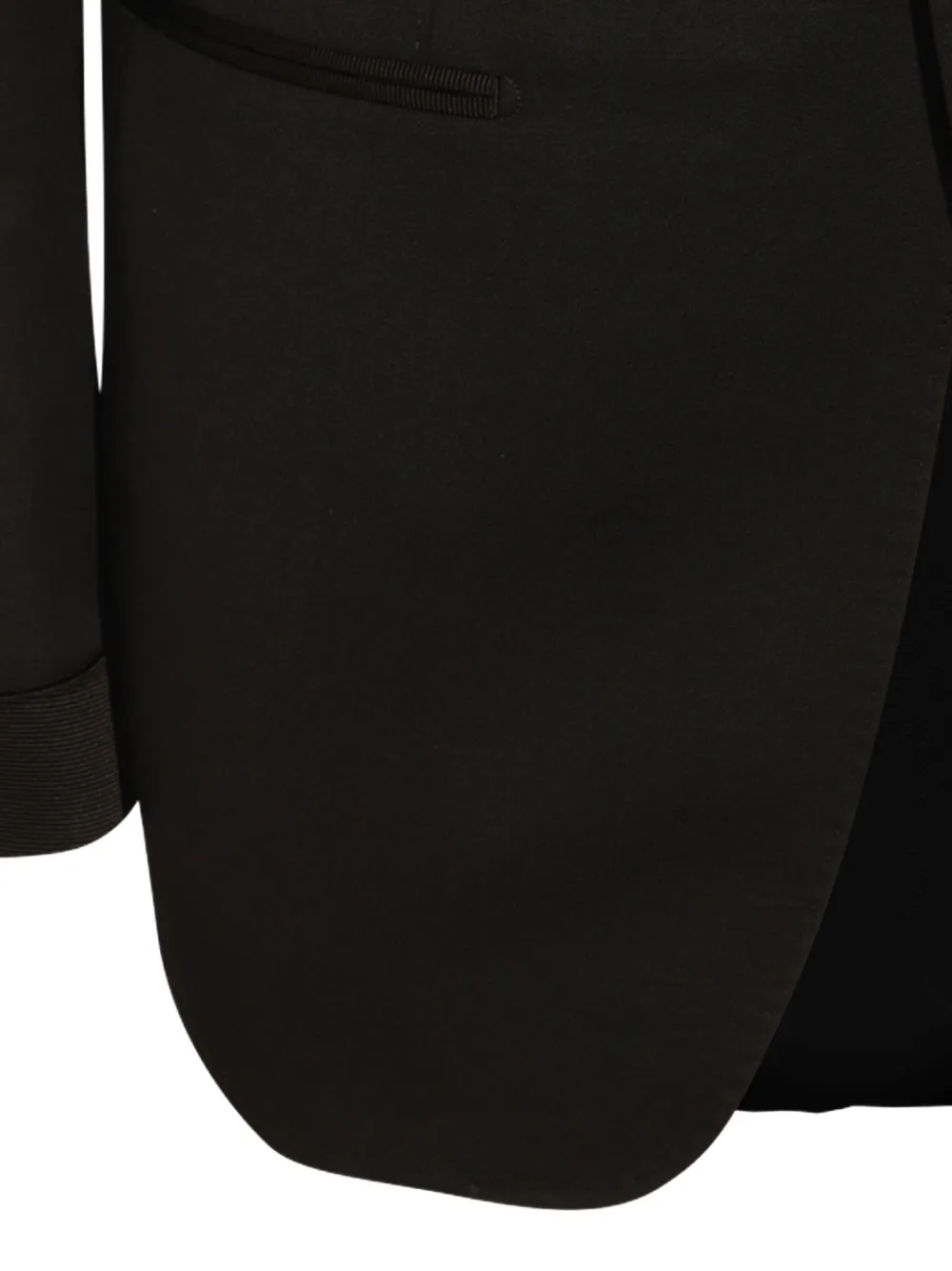 TOM FORD Pak met satijnen revers Zwart