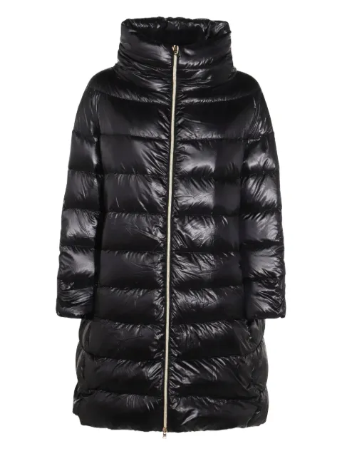 Herno quilted high-neck oversized coat