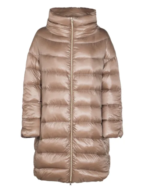 Herno quilted high-neck oversized coat