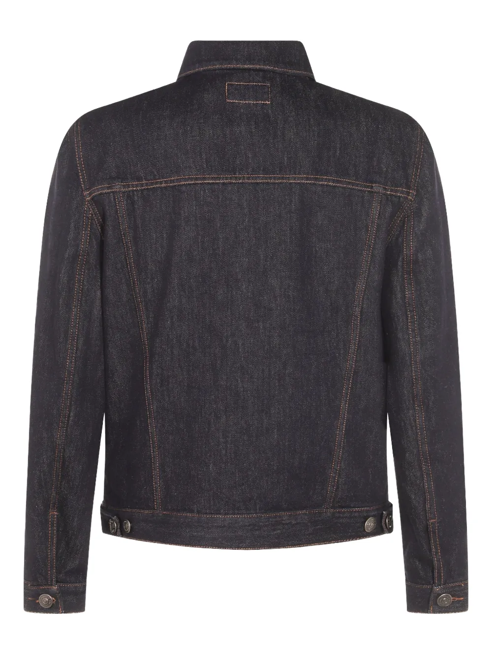 Brunello Cucinelli Denim jack Blauw