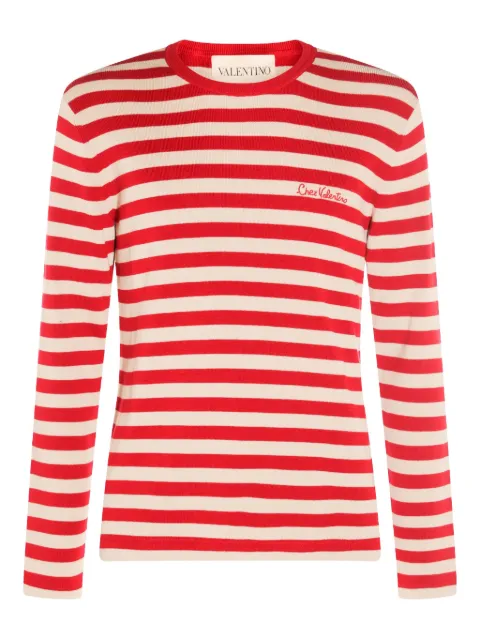 Valentino Garavani striped wool T-shirt