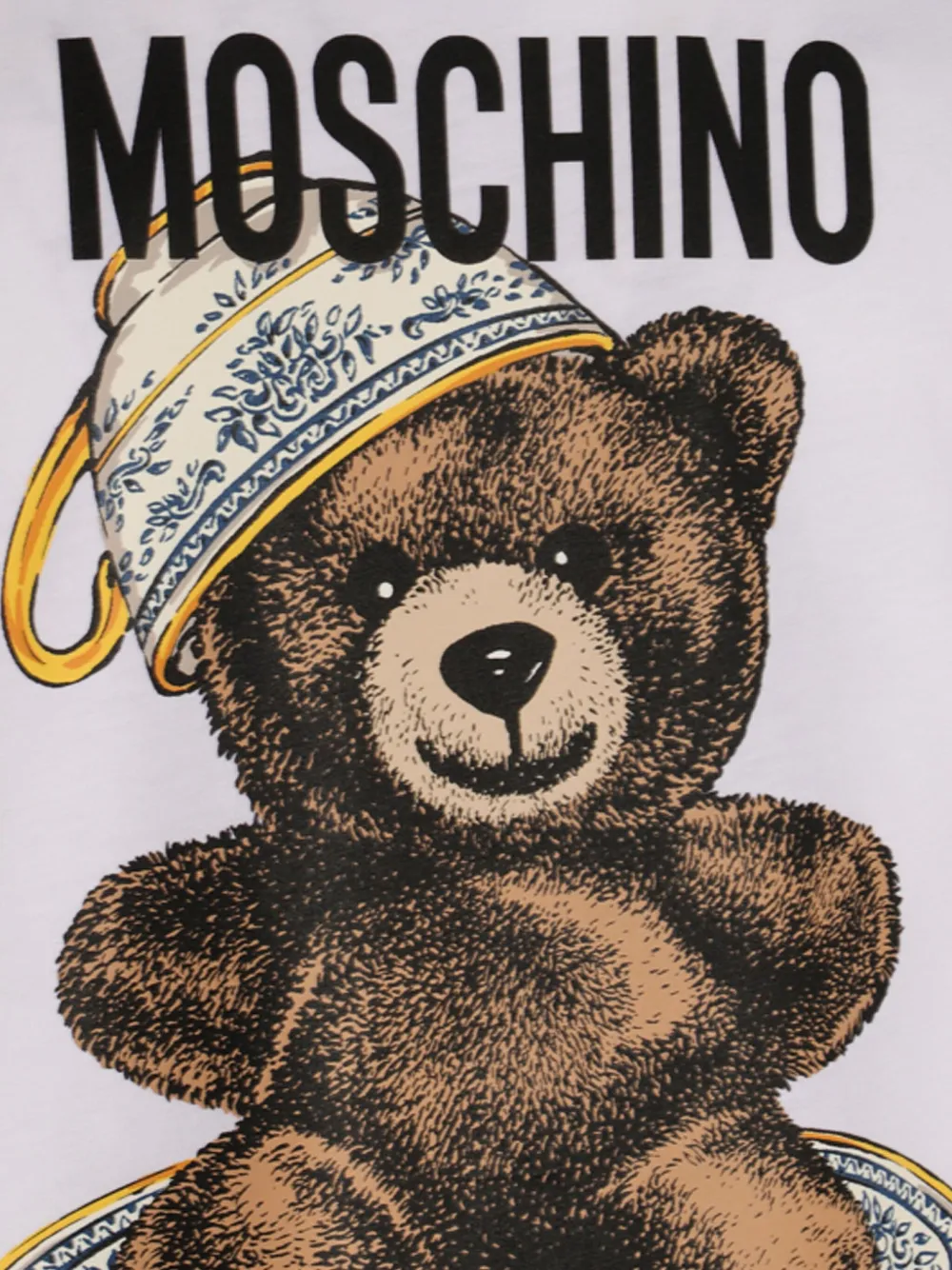 Moschino T-shirt met Teddy Bear-print Wit