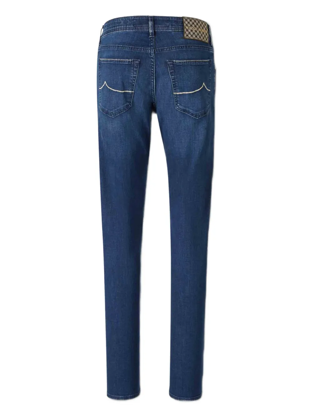 Jacob Cohën Slim-fit jeans met geborduurde patch Blauw