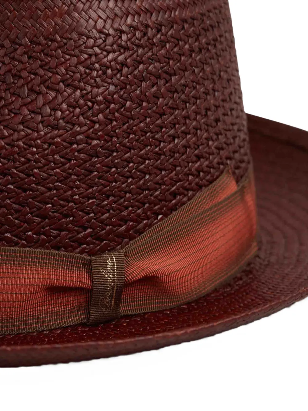 Borsalino Federico Panama Fantasy hoed Bruin