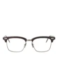 Thom Browne Eyewear titanium rectangle glasses