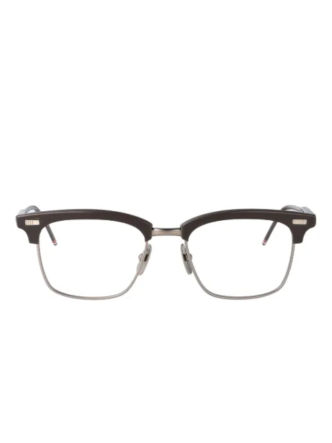 Thom Browne Eyewear lentes rectangulares de titanio