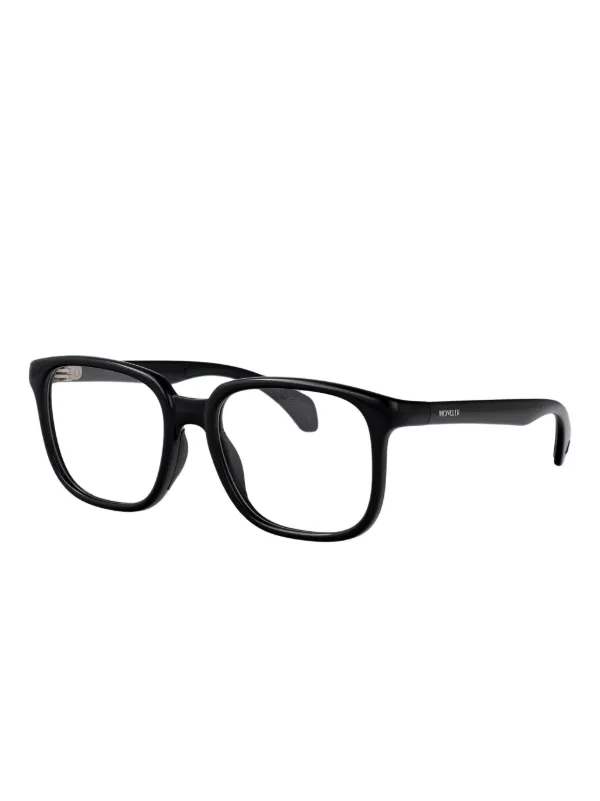 MONCLER スクエアフレームサングラス Moncler Eyewear スクエア眼鏡フレーム | ブラック | FARFETCH JP