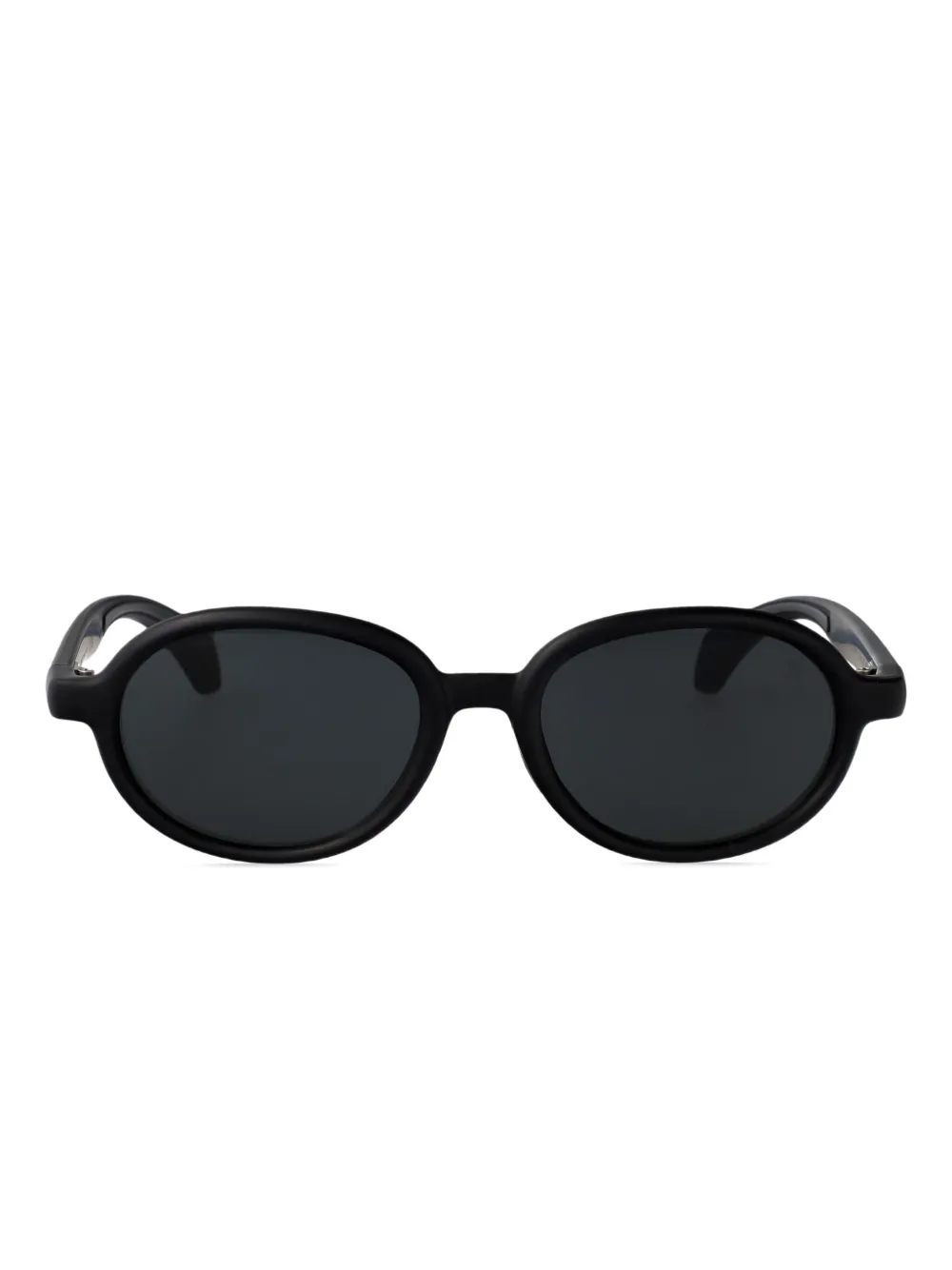 Moncler Eyewear Zonnebril met rond montuur Zwart