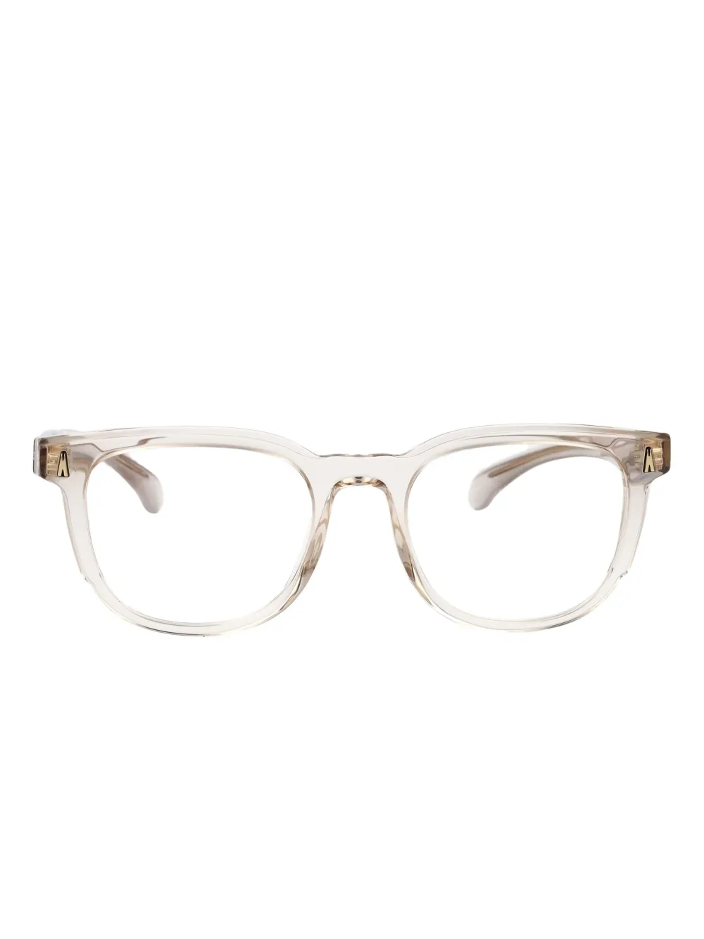 Moncler Eyewear Bril met rechthoekig montuur Wit