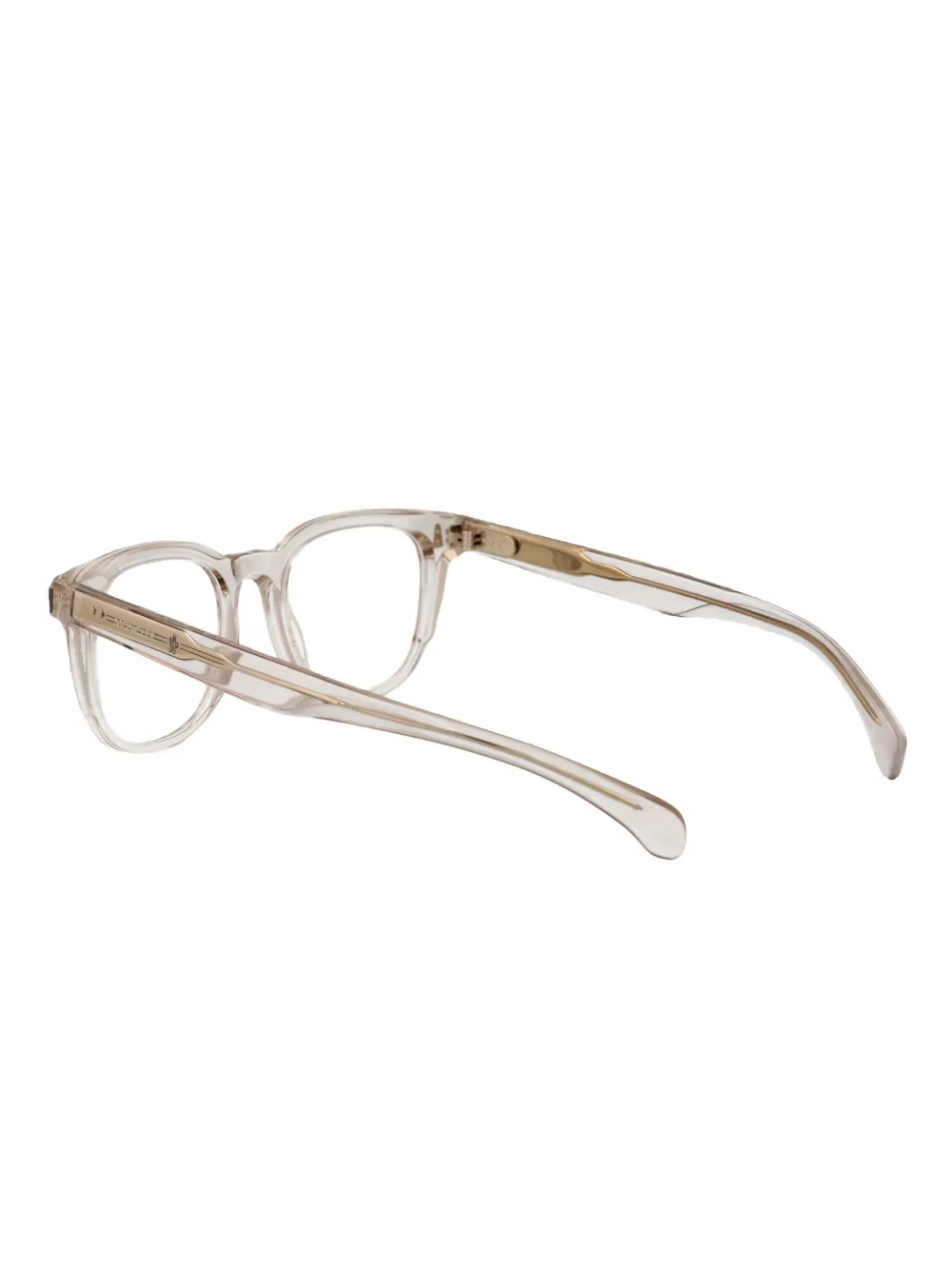 Moncler Eyewear Bril met rechthoekig montuur Wit