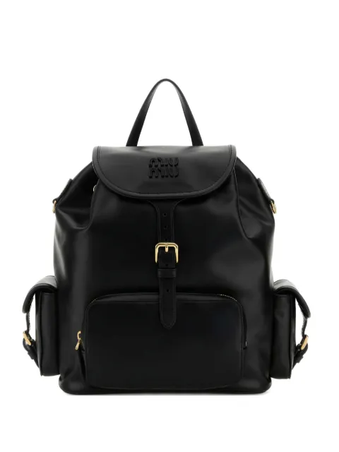 Miu Miu panelled buckled backpack