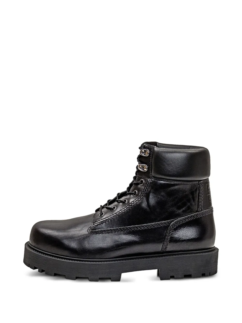 Givenchy lace-up leather boots Black