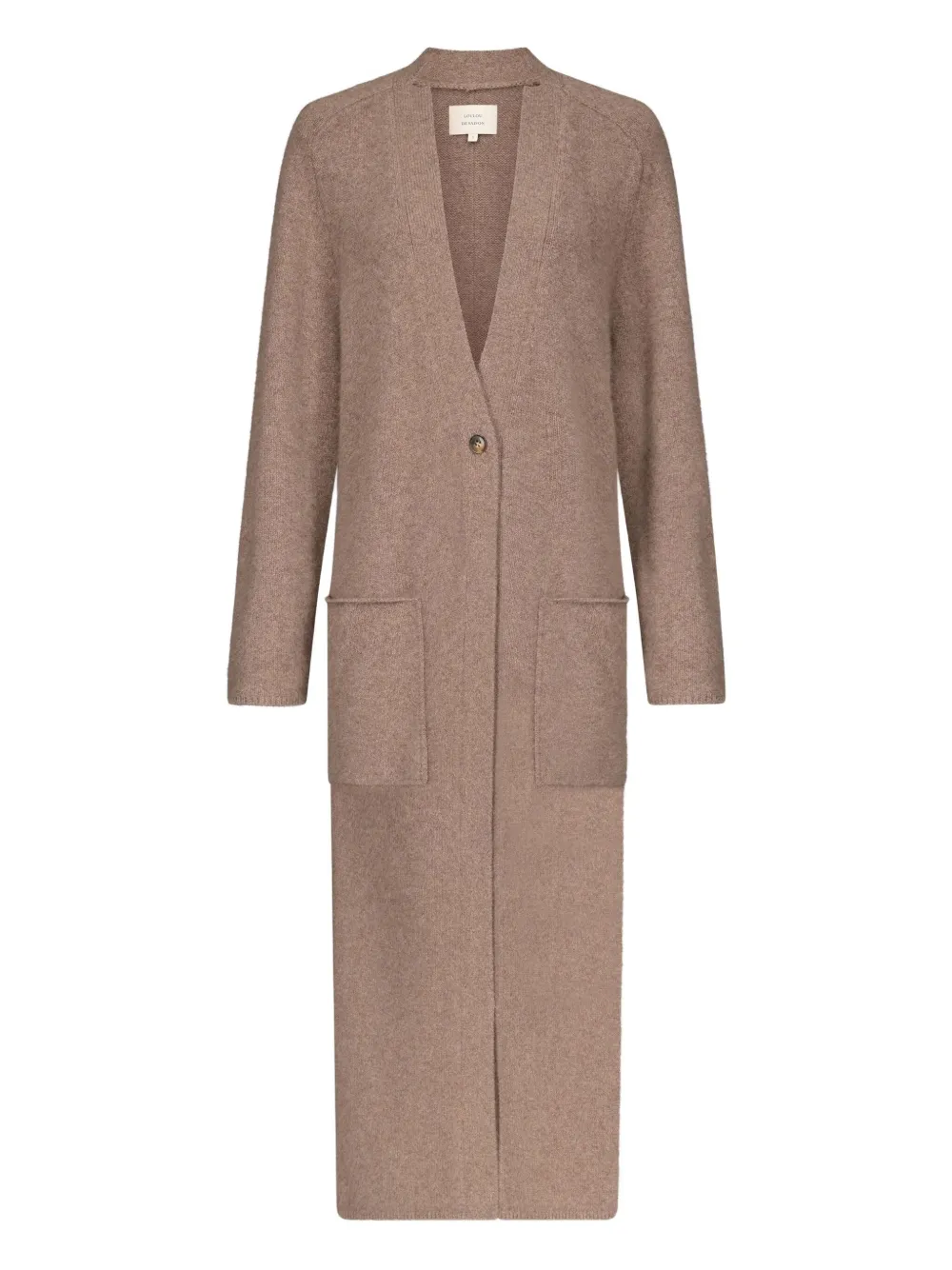 LouLou de Saison patch-pocket button cardigan coat - Toni neutri