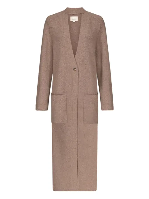 LouLou de Saison patch-pocket button cardigan coat