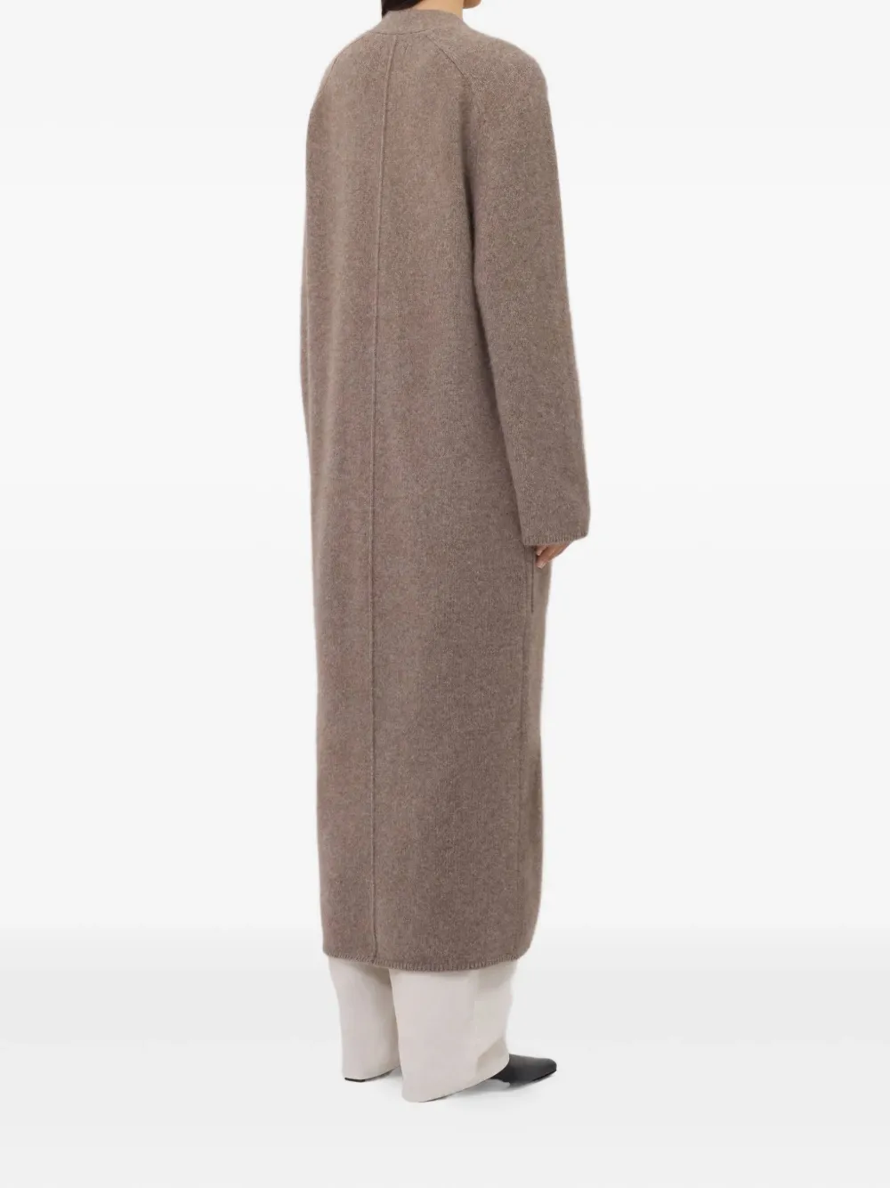  Loulou De Saison Patch-pocket Button Cardigan Coat - Neutrals 