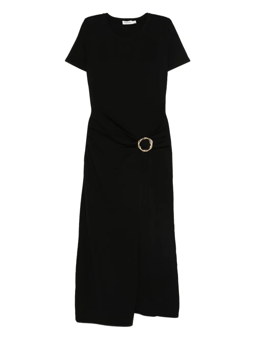 Simkhai belted draped dress | Black | Image 1
