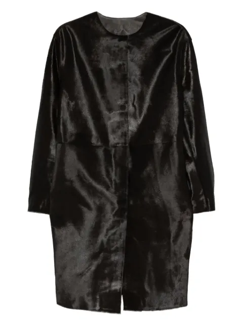 LouLou de Saison calf-hair coat