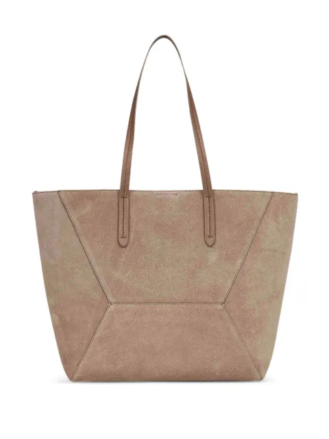 Brunello Cucinelli suede tote bag