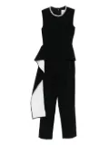 Roland Mouret embellished peplum jumpsuit - Black