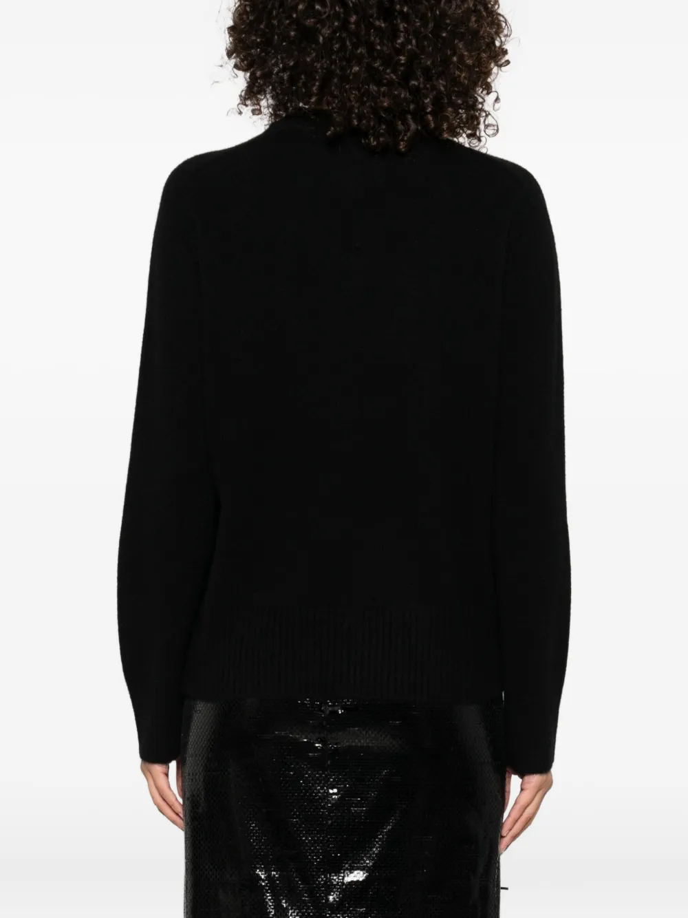 LouLou de Saison Baltra LDS cashmere sweater Zwart