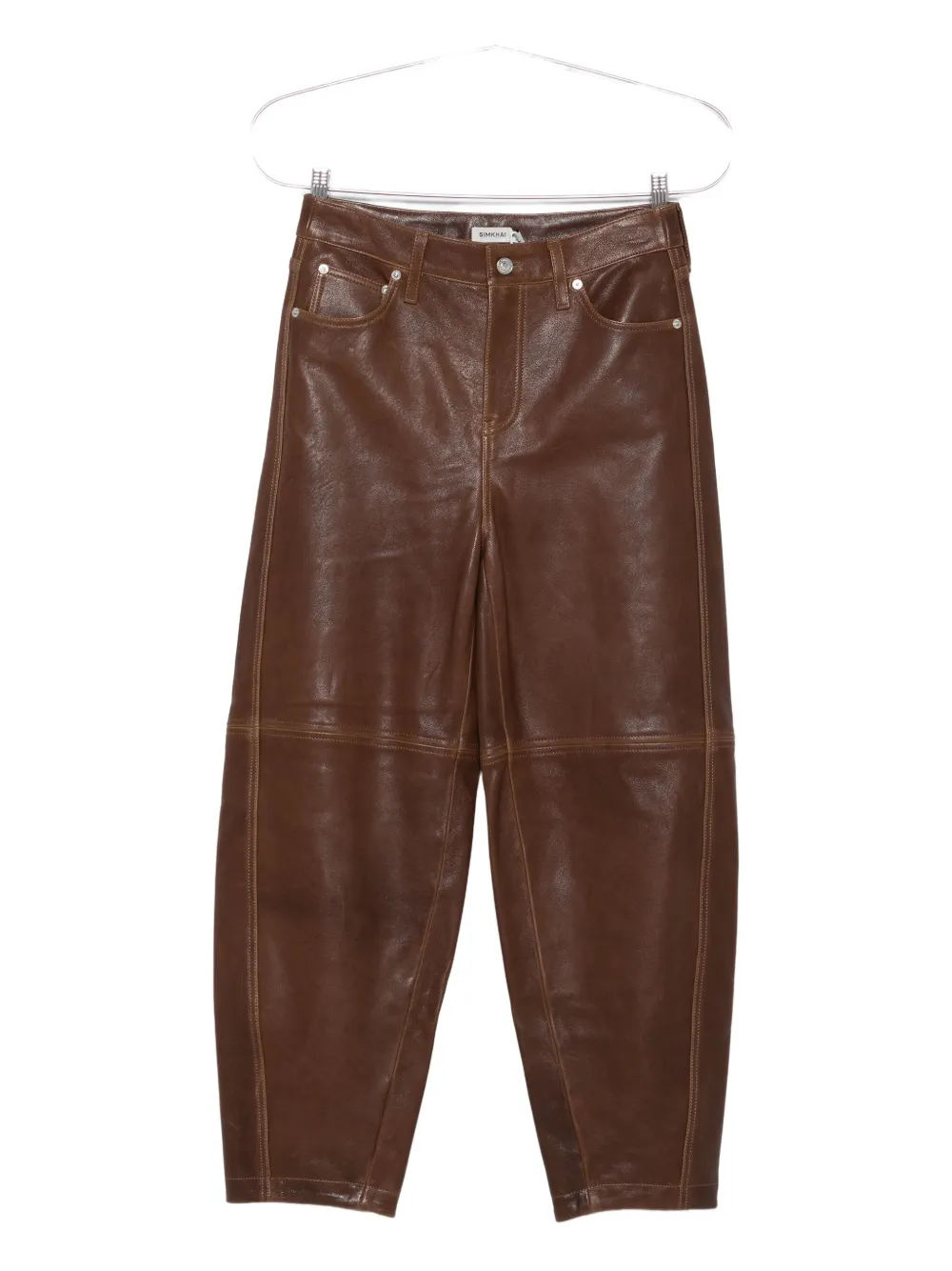 Simkhai Waldon leather trousers | Brown | Image 1