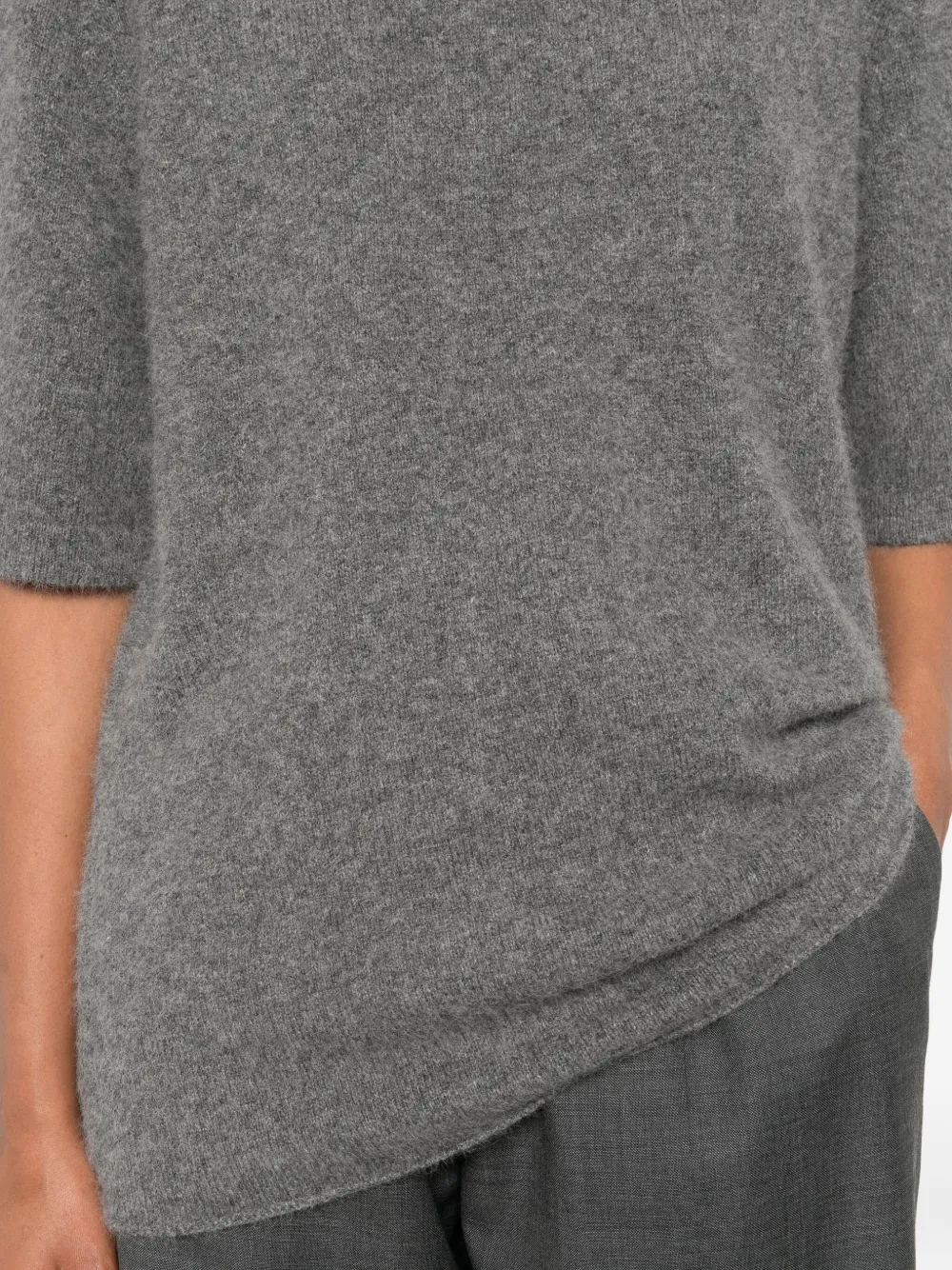 LouLou de Saison T-shirt met ronde hals Grijs