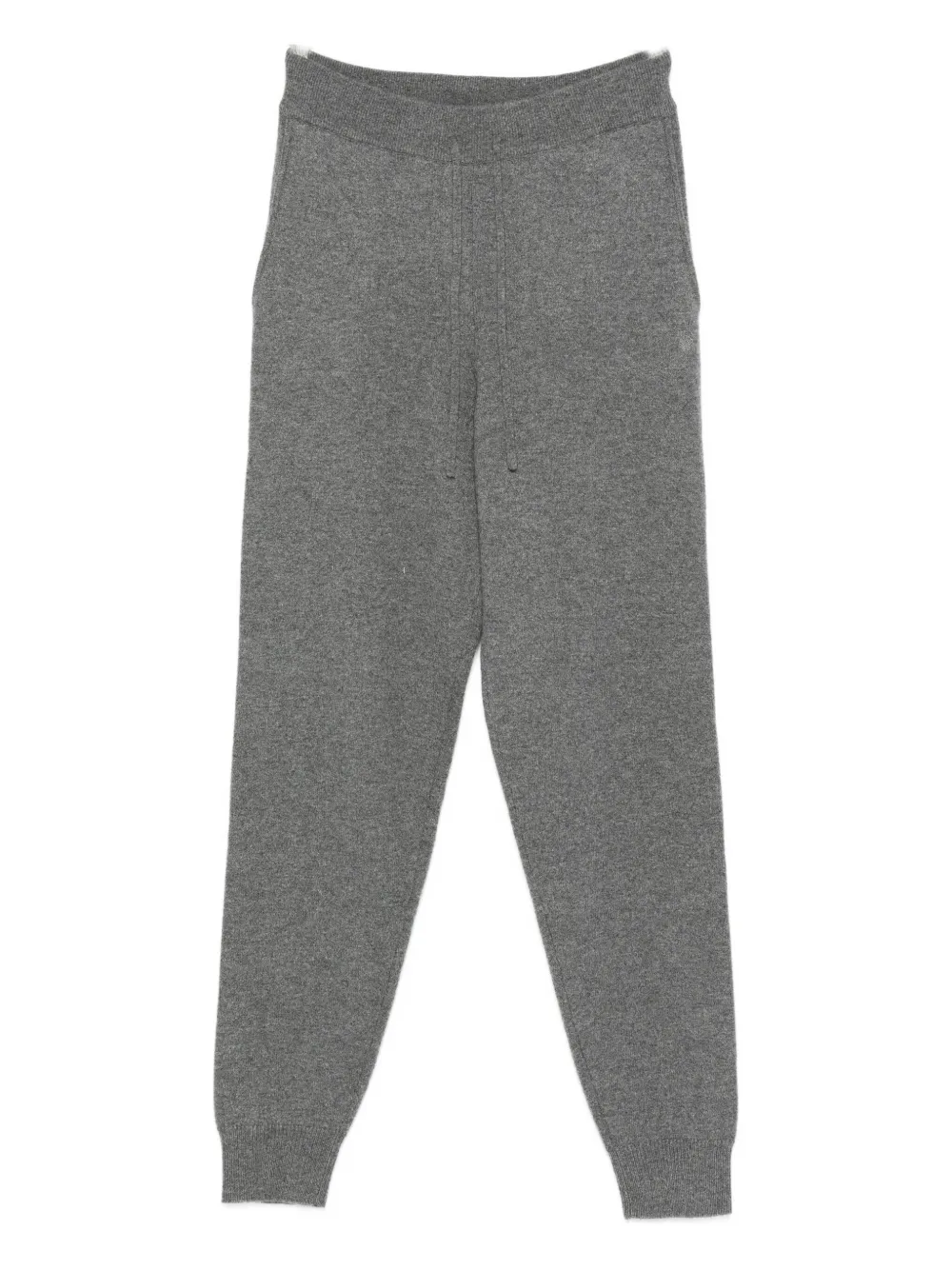 LouLou de Saison elastic-cuffed cashmere trousers Grijs