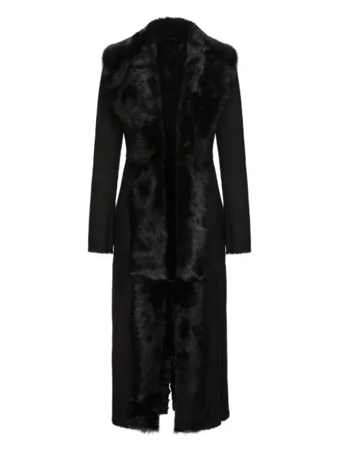Magda Butrym fur-trim coat