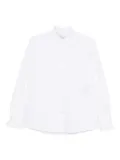 Valentino Garavani ruffled high-neck shirt - White