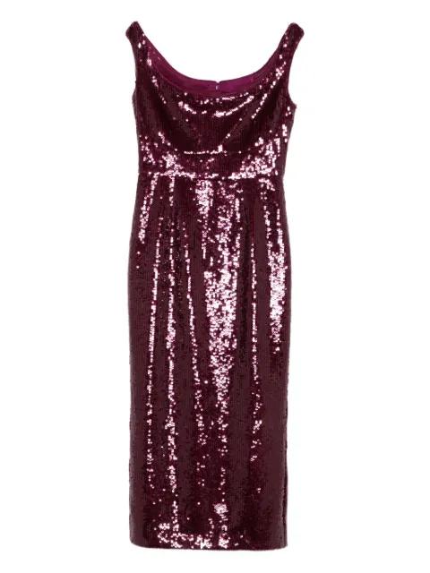 Roland Mouret sequin-embellished sleeveless midi dress