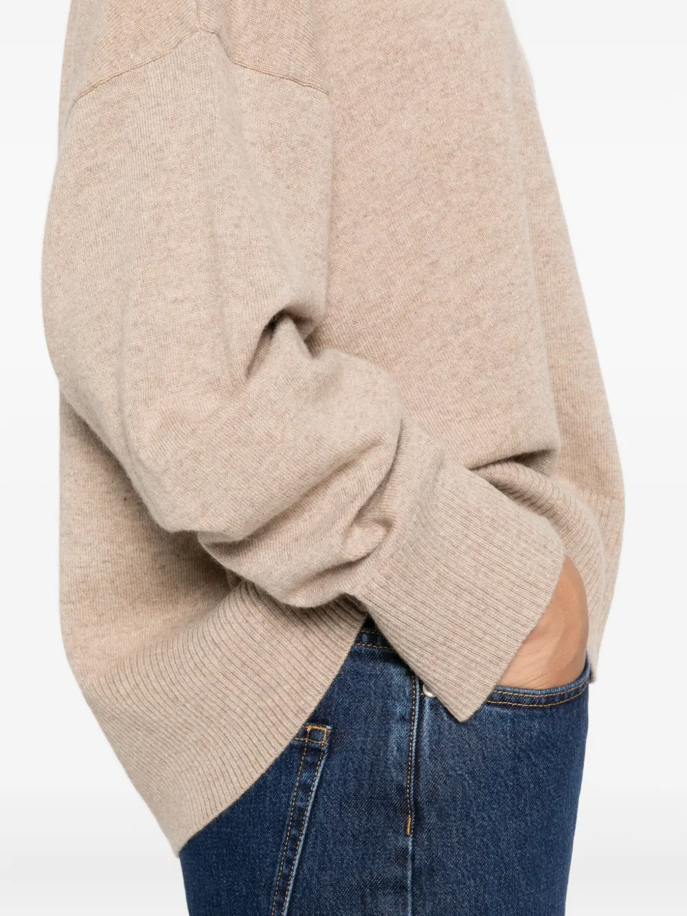 LouLou de Saison Anaa LDS cashmere sweater Beige
