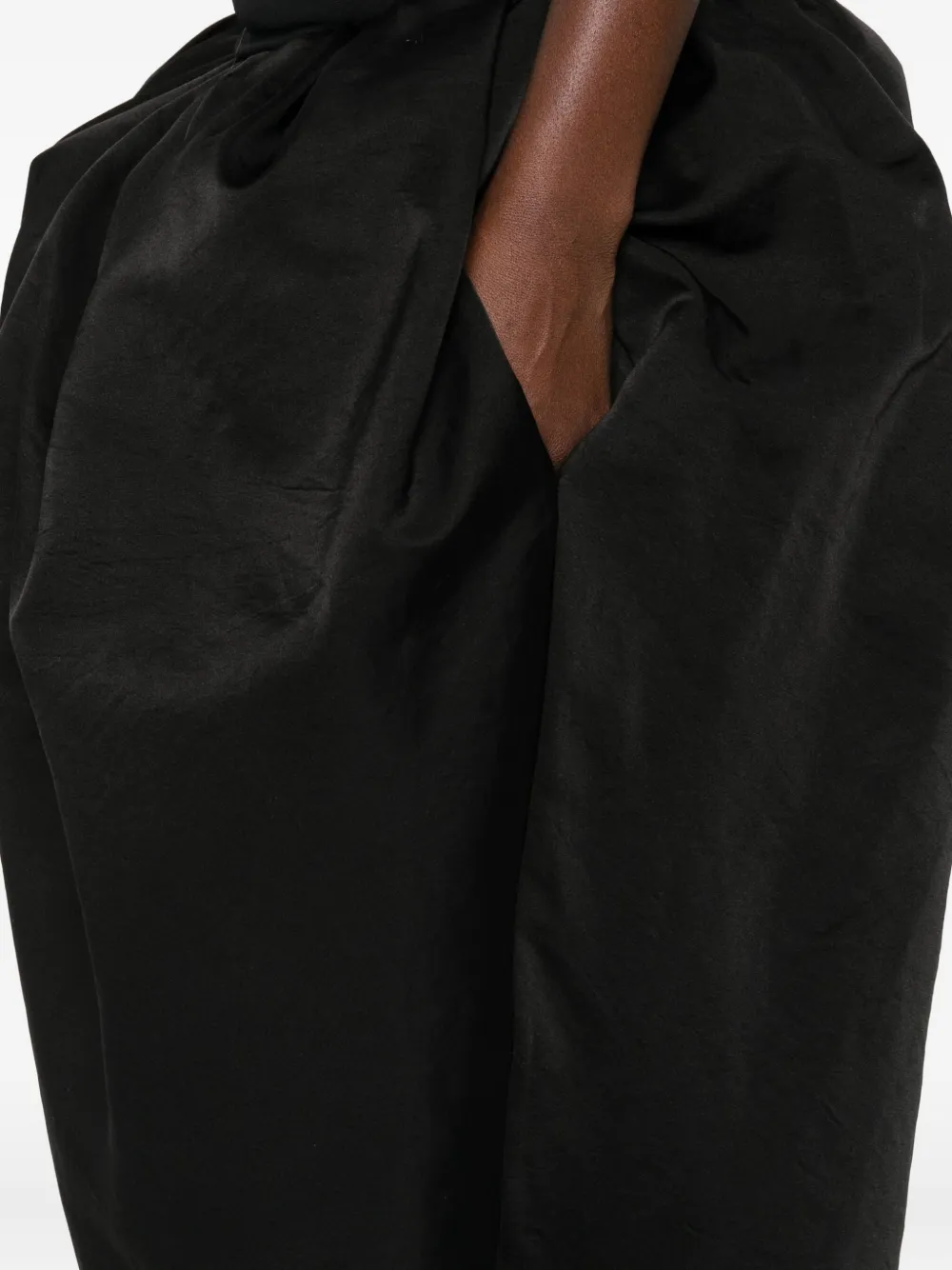 Magda Butrym Jurk van zijdeblend Zwart