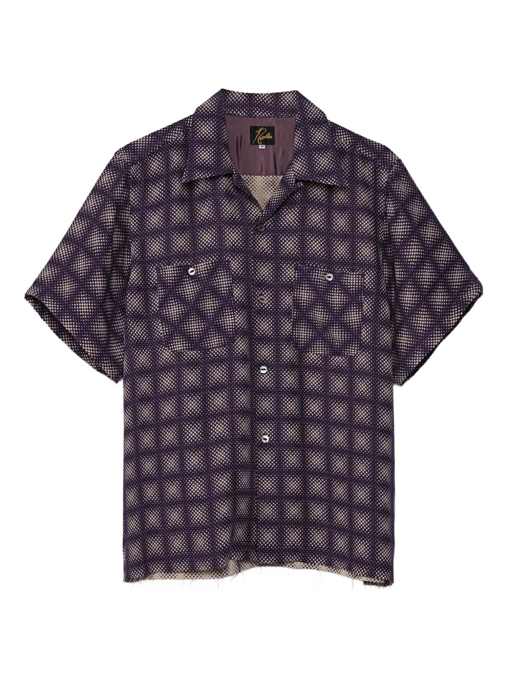 Needles camisa con cuadros estampados | morado | Image 1