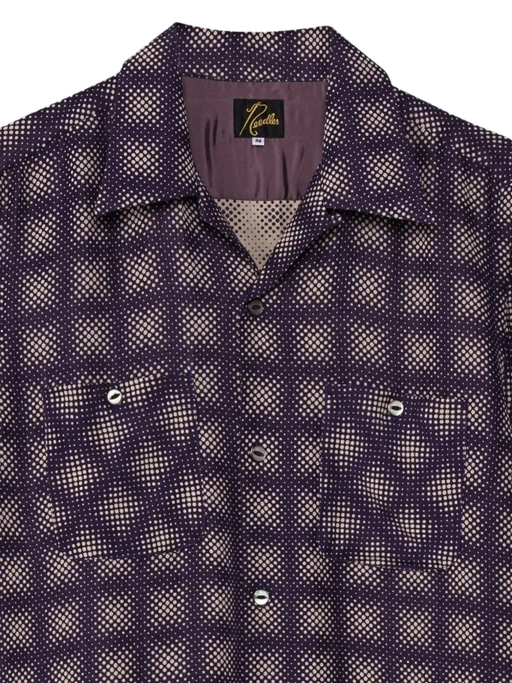 Needles checked shirt - Paars