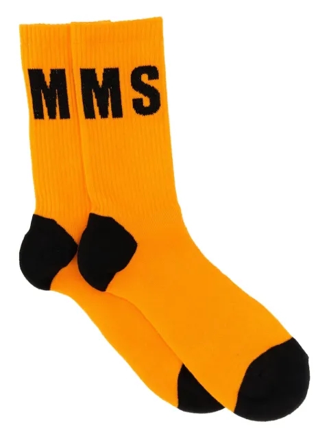 MSGM embroidered-logo socks