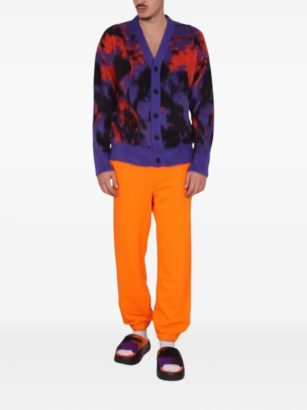 MSGM V-neck cardigan - Paars