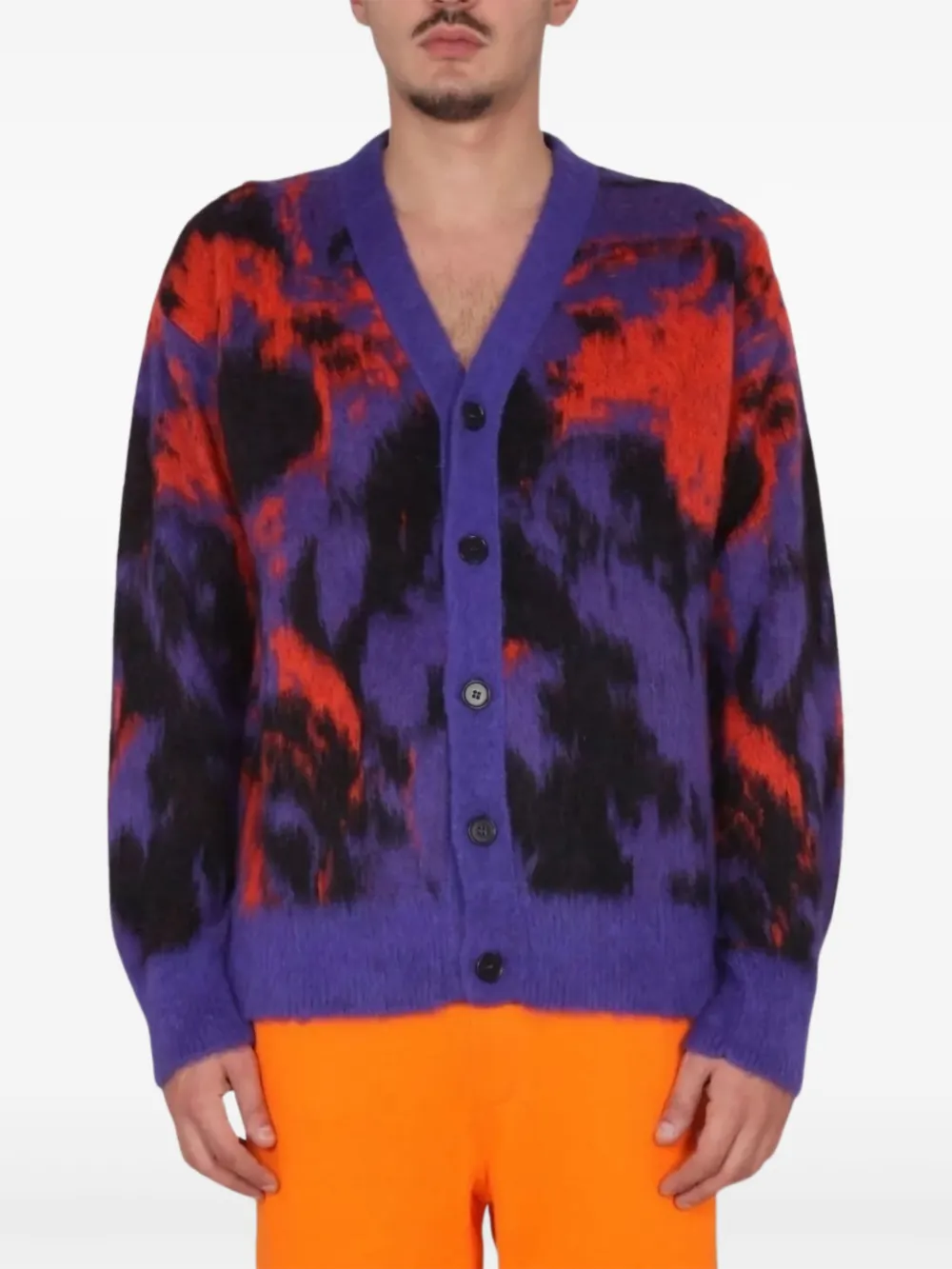 MSGM Cardigan con scollo a V | viola | Image 1