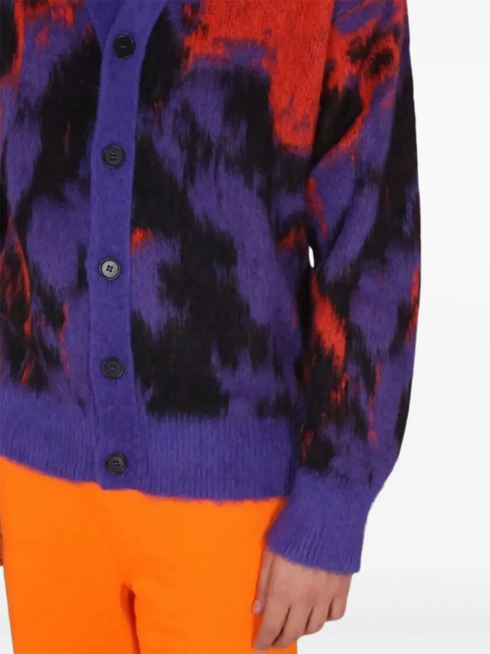 MSGM Vest met V-hals Paars