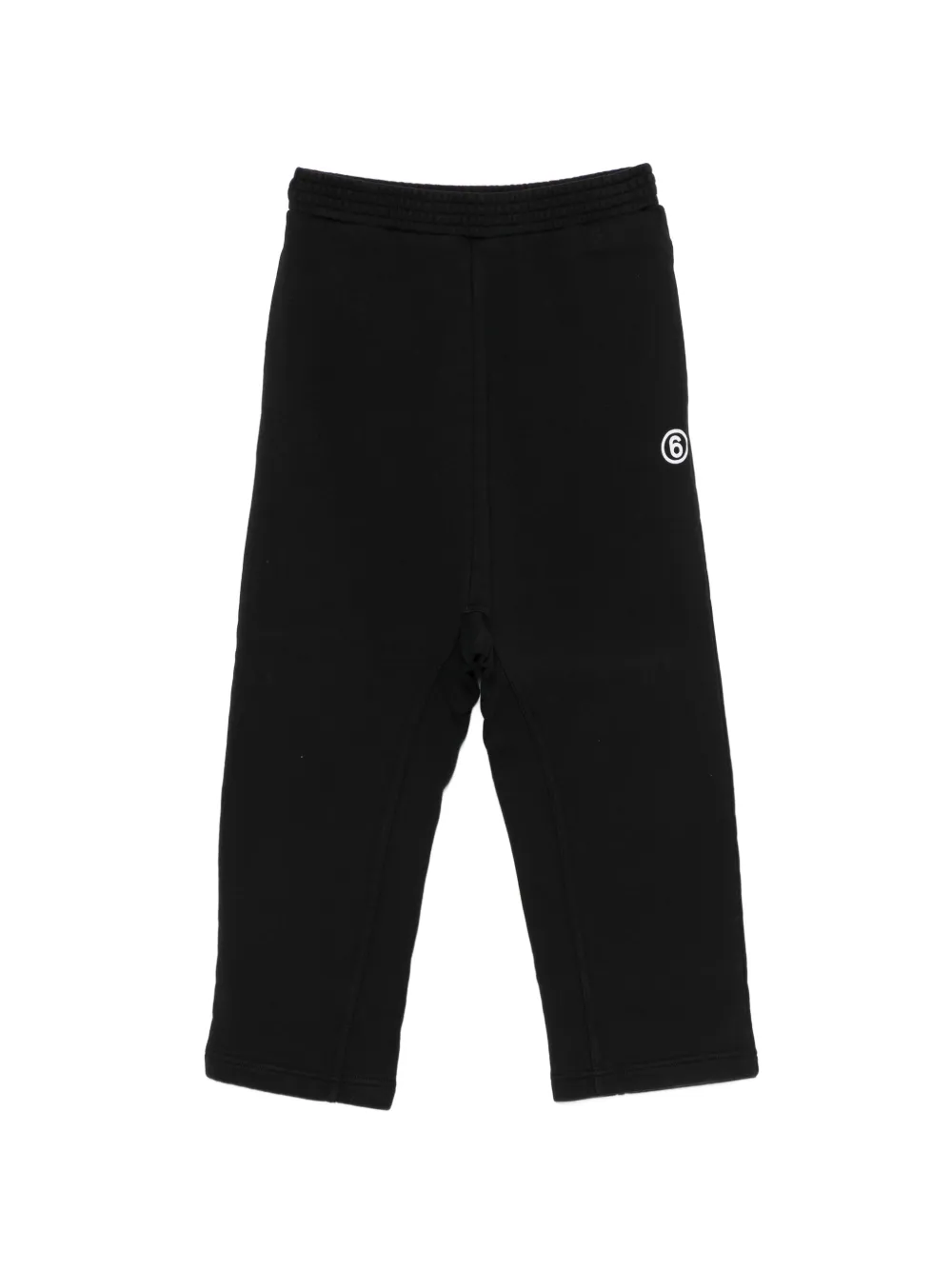 MM6 Maison Margiela Kids logo-print track pants - Nero