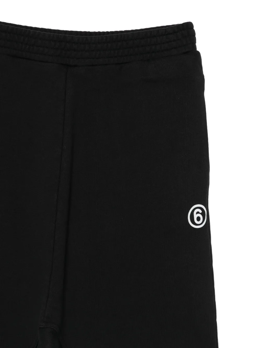 MM6 Maison Margiela Kids Trainingsbroek met verlaagd kruis Zwart