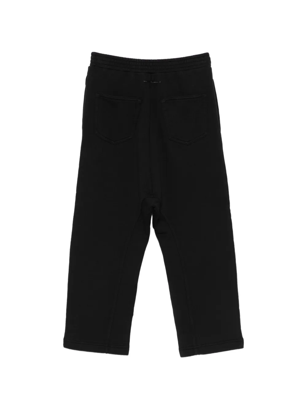 MM6 Maison Margiela Kids Trainingsbroek met verlaagd kruis Zwart
