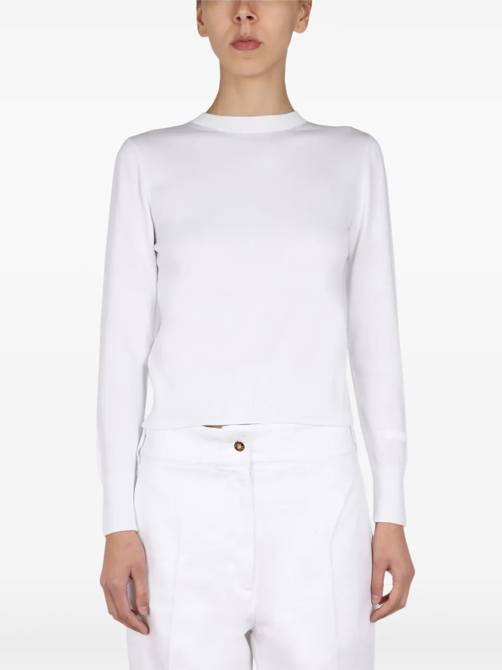 Patou Tie-back Top In White
