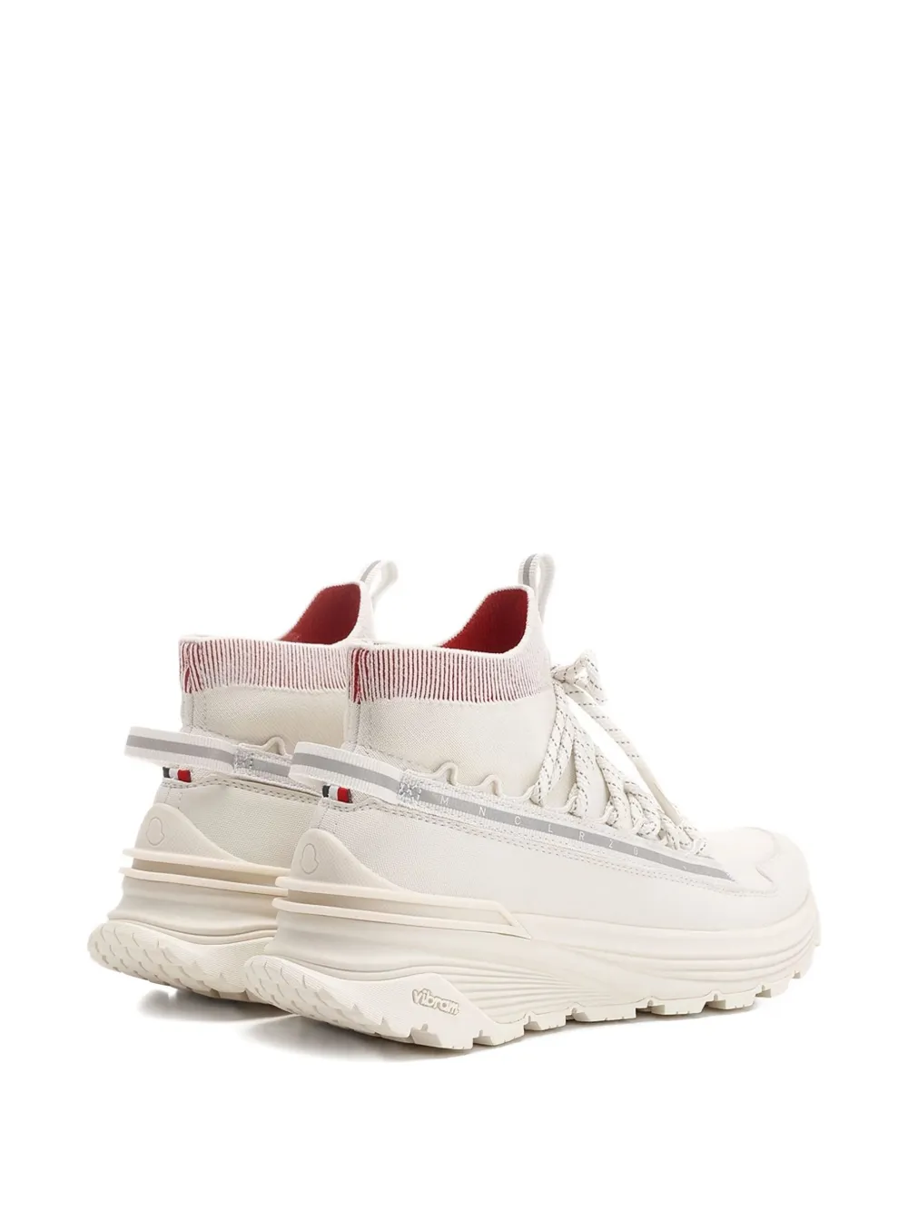 Moncler Monte Runner Lace-up High-top Sneakers In Neutral