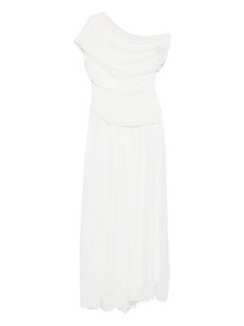 Simkhai draped one-shoulder dress