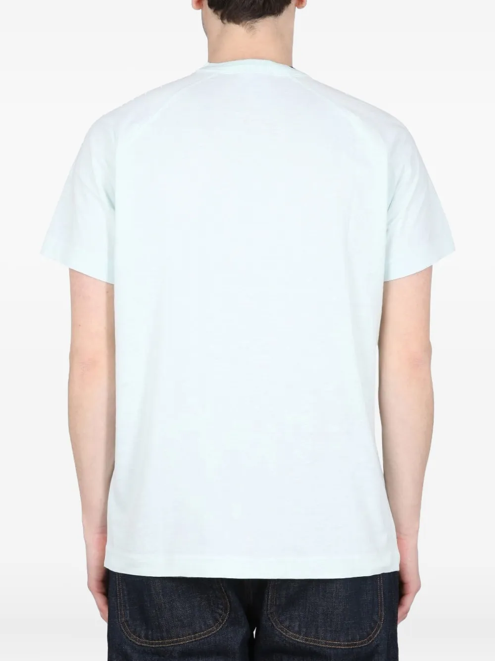 YMC T-shirt met raglan mouw Blauw
