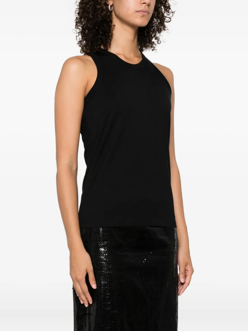 LouLou de Saison Poso LDS tank top Zwart