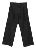 J.LAL button-fly panelled jeans - Blue